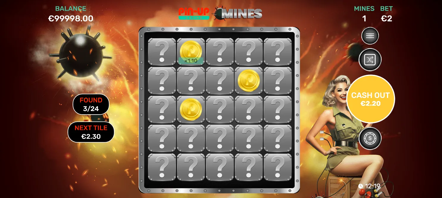 Pin Up casino Mines